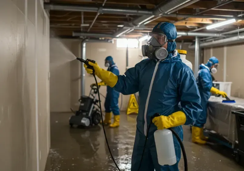 Basement Sanitization and Antimicrobial Treatment process in North Star, DE